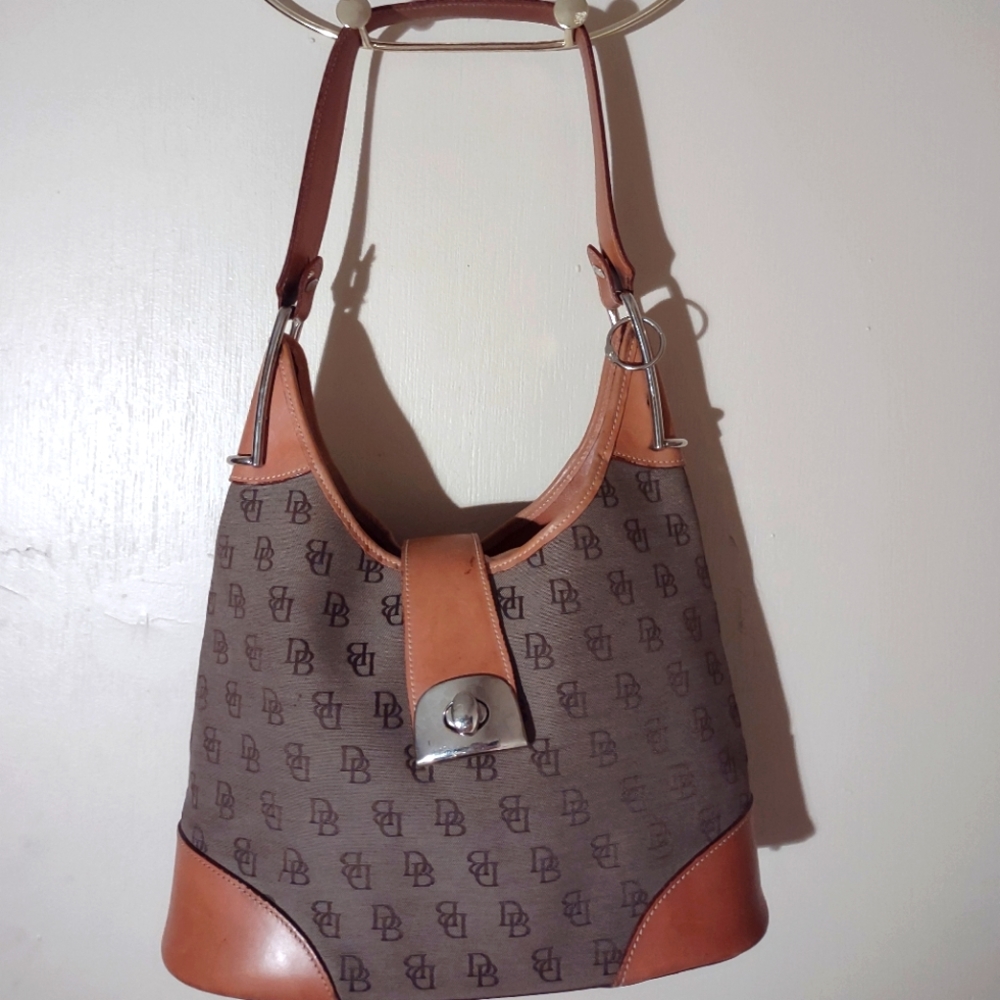 Dooney & Bourke Signature Crescent Shoulder Bag